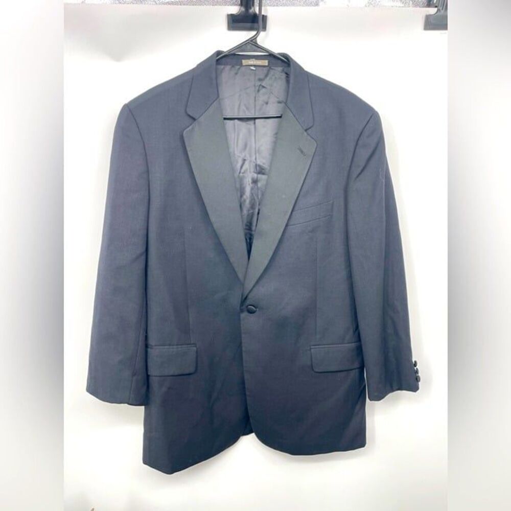 Calvin Klein‎ men's blazer black with satin size 42R